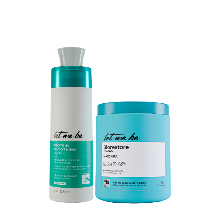 Abit des protéines étape à pas unique | Masque Biorestore 1L + ultra hydratant | 1 kg