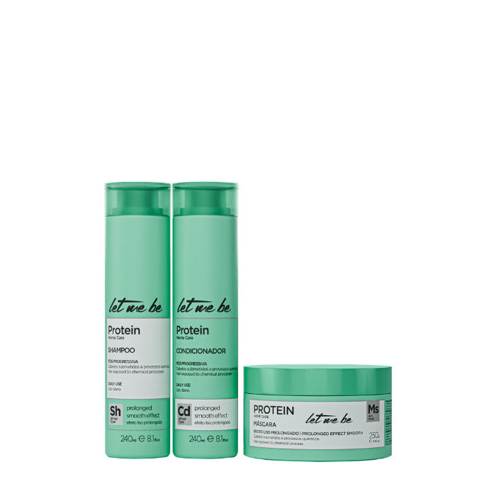 Kit de soins à domicile en protéines - Liso prolongé | Post-progressif (3 produits)
