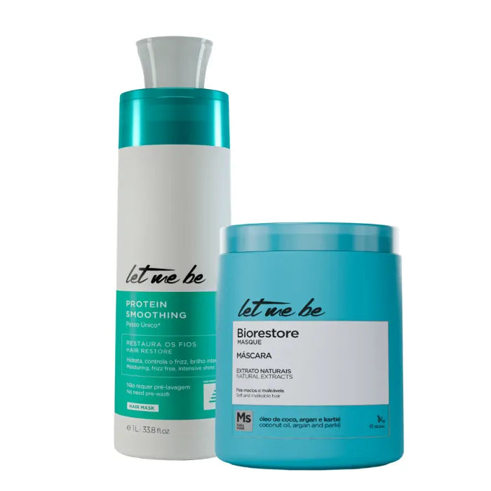 Abit des protéines étape à pas unique | Masque Biorestore 1L + ultra hydratant | 1 kg