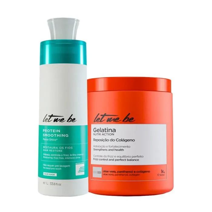 Abit des protéines étape à pas unique | Masque de gélatine 1L + - Hydratation et remplacement du collagène | 1 kg