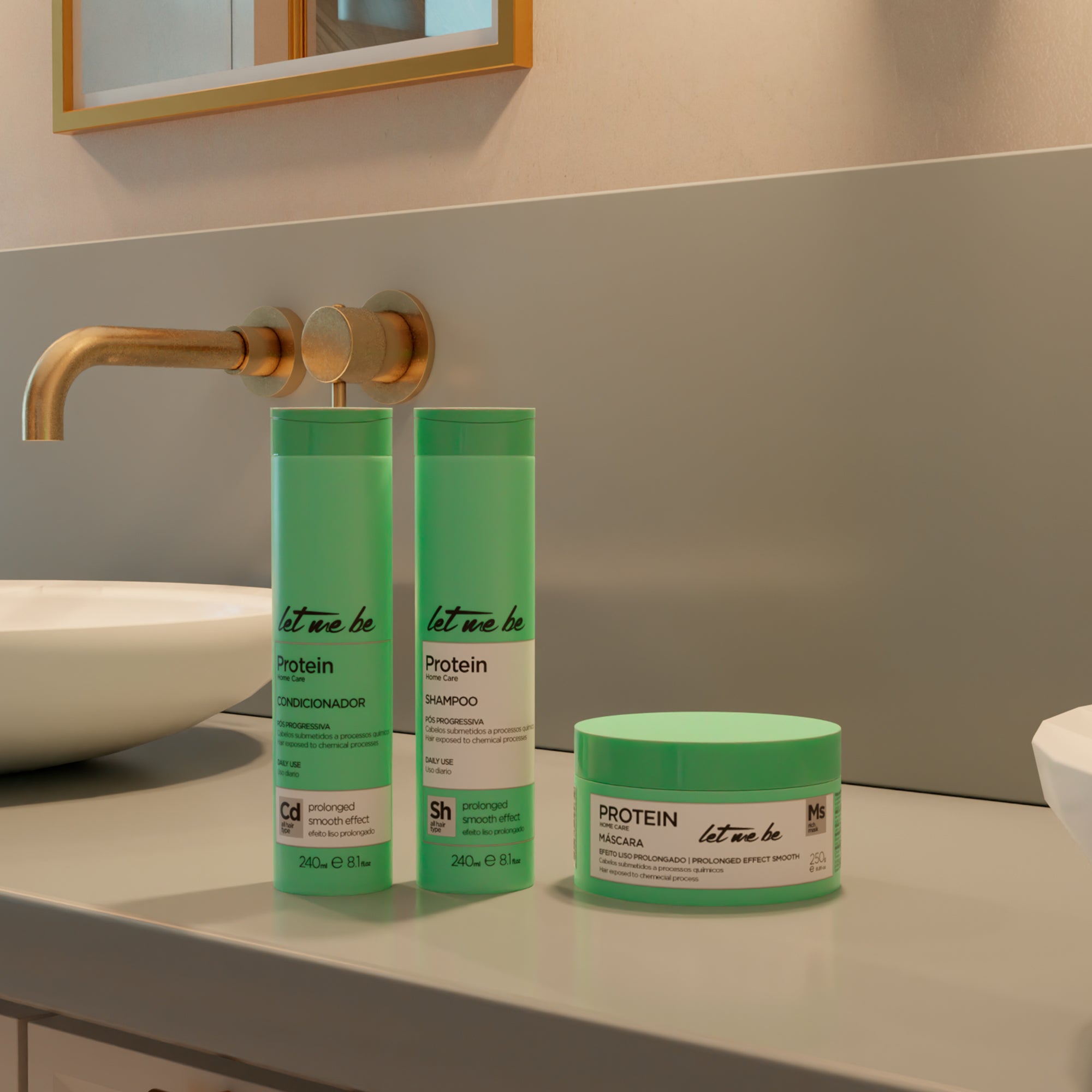 Kit de soins à domicile en protéines - Liso prolongé | Post-progressif (3 produits)