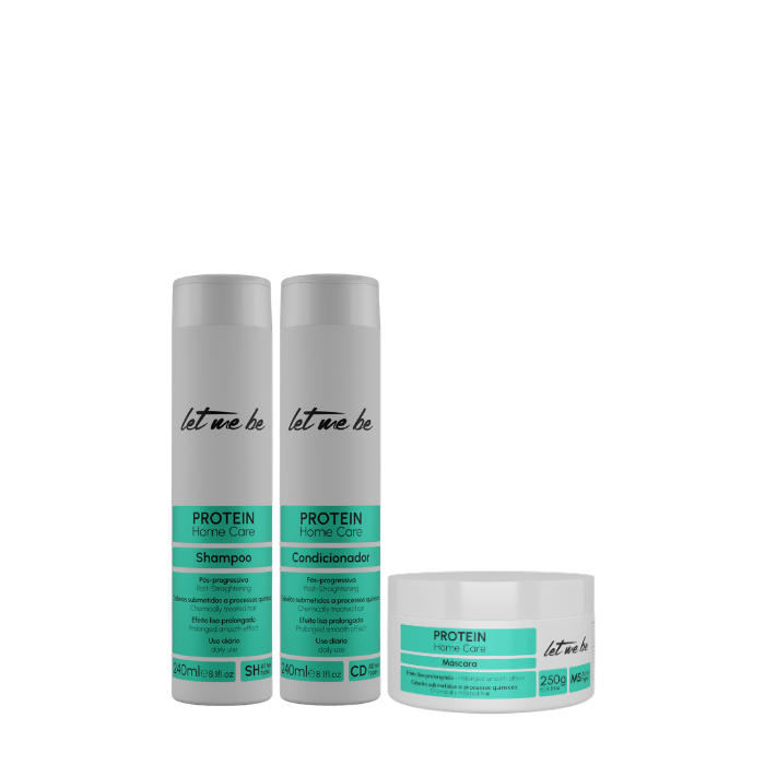 Kit de soins à domicile en protéines - Liso prolongé | Post-progressif (3 produits)