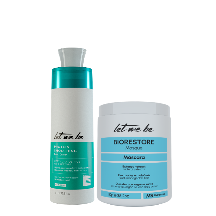 Abit des protéines étape à pas unique | Masque Biorestore 1L + ultra hydratant | 1 kg