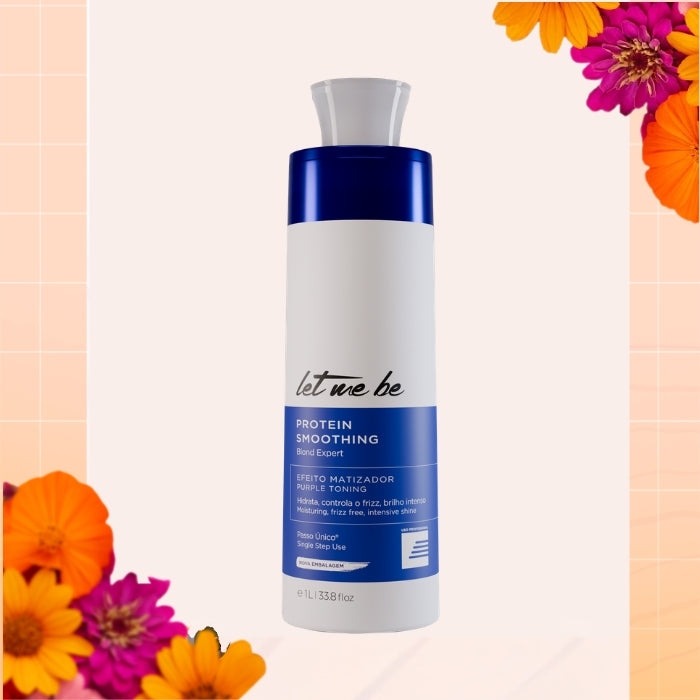 Redressant le lissage des protéines étape experte blonde étape de l'expert | 1L