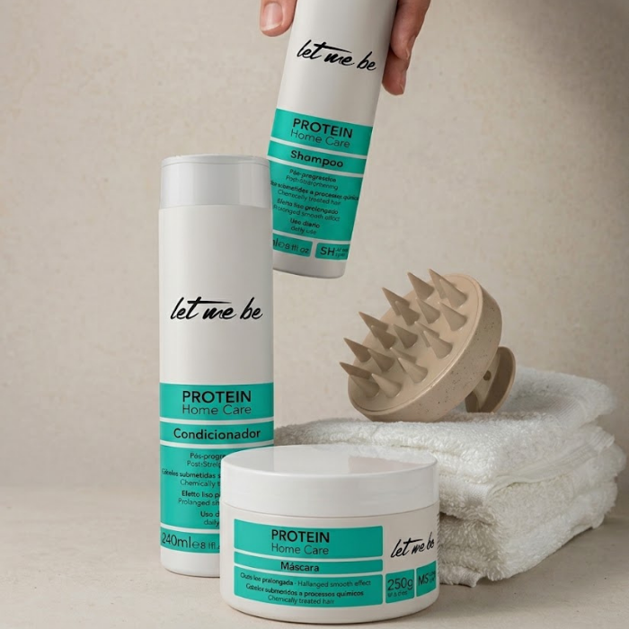 Kit de soins à domicile en protéines - Liso prolongé | Post-progressif (3 produits)