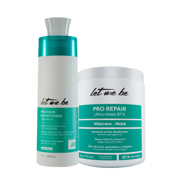 Abit des protéines étape à pas unique | 1L + BTX Pro Repair Ultra Mask | 1 kg