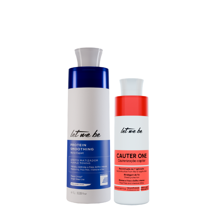 Expert Blond Expert étapes Redressage | 1L + Cauter Cautérisation One - Laissez-moi être | 500 ml